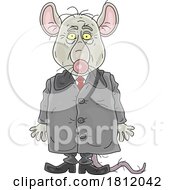 Poster, Art Print Of Cartoon Government Offical Political Rat