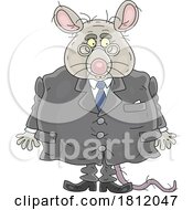 Poster, Art Print Of Cartoon Government Offical Political Rat