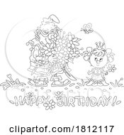 Poster, Art Print Of Evil Executioner And Princess Happy Birthday Greeting