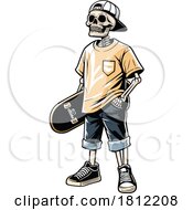 Poster, Art Print Of Skeleton Skater