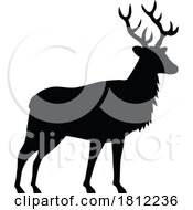 Poster, Art Print Of Elk Wapiti Mule Deer