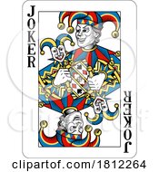 Poster, Art Print Of Joker Card Design From Deck Of Playing Cards