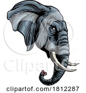 06/01/2024 - Republican Elephant Election Political Party Icon