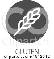 06/02/2024 - Wheat Plant Gluten Food Icon Concept
