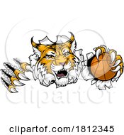 Wildcat Bobcat Basketball Animal Sport Team Mascot