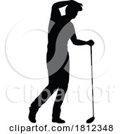 Golfer Golf Sports Person Silhouette by AtStockIllustration #COLLC1812348-0021