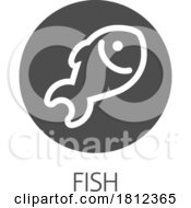 Fish Seafood Food Icon Concept by AtStockIllustration