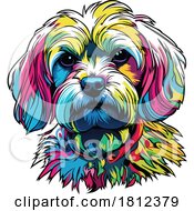 Colorful Maltese Dog by dero #COLLC1812379-0053