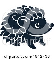 06/04/2024 - Hedgehog Animal Design Icon Mascot Illustration