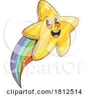 Shooting Star Mascot Character