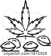 Poster, Art Print Of Cannabis Leaf