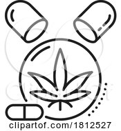 Poster, Art Print Of Cannabis Pill