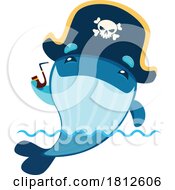 Poster, Art Print Of Whale Pirate