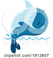 Poster, Art Print Of Whale Mascot