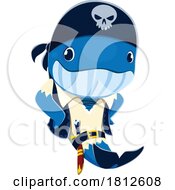 Poster, Art Print Of Whale Pirate Mascot