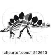 Poster, Art Print Of Stegosaurus Dinosaur Skeleton