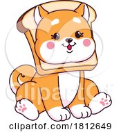 06/06/2024 - Shiba Inu Dog Wearing Toast