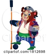 Poster, Art Print Of Pirate Bear