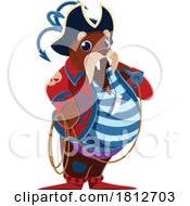 Poster, Art Print Of Pirate Walrus