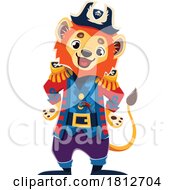 Poster, Art Print Of Pirate Lion
