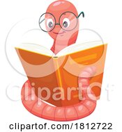 Smart Worm Reading A Book