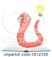 Smart Worm On A Book