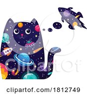 Poster, Art Print Of Space Cat