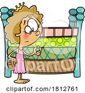 Princess and the Pea Cartoon by toonaday #COLLC1812761-0008