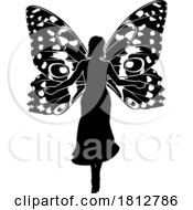 06/08/2024 - A Fairy In Silhouette With Butterfly Wings