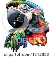 Poster, Art Print Of Scarlet Macaw Parrot