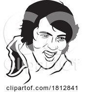 Caricature Portrait Of Elvis Presley