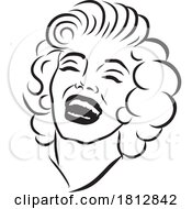 06/09/2024 - Caricature Portrait Of Marilyn Monroe