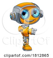 Poster, Art Print Of Robot Mascot Cartoon Cute Fun Alien Character Man