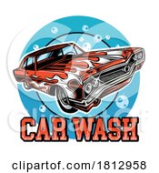 Retro Style Car Wash Logo
