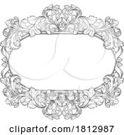 Crest Coat Of Arms Border Heraldic Frame by AtStockIllustration