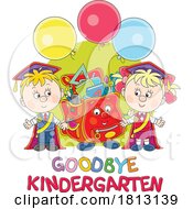 Poster, Art Print Of Goodbye Kindergarten Class Licensed Clipart Cartoon