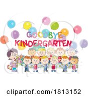 Poster, Art Print Of Goodbye Kindergarten Class Licensed Clipart Cartoon