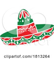 Mexican Sombrero Hat Licensed Clipart by Vector Tradition SM