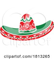 Mexican Sombrero Hat Licensed Clipart by Vector Tradition SM