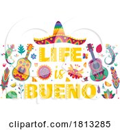 Life Is Bueno Licensed Clipart