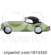 06/29/2024 - Green Classic Car Clipart