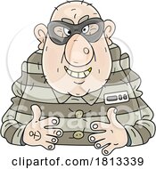 Poster, Art Print Of Evil Prisoner Licensed Cartoon Clipart