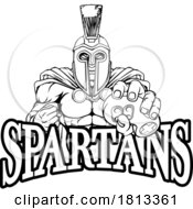 Spartan Trojan Gamer Gladiator Controller Mascot by AtStockIllustration