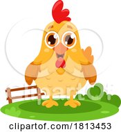 Chicken Barnyard Animal Licensed Cartoon Clipart