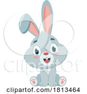 07/04/2024 - Sitting Rabbit Barnyard Animal Licensed Cartoon Clipart