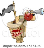 07/06/2024 - Pirate In A Crows Nest Licensed Cartoon Clipart