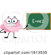 Poster, Art Print Of Professor Brain Mascot Licensed Cartoon Clipart