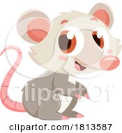 07/09/2024 - Cute Opossum Licensed Cartoon Clipart