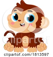 Cute Monkey Licensed Cartoon Clipart