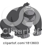 Gorilla Licensed Cartoon Clipart